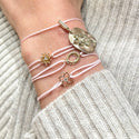 Mini Giardino Bracelet Diamond Pink Cord