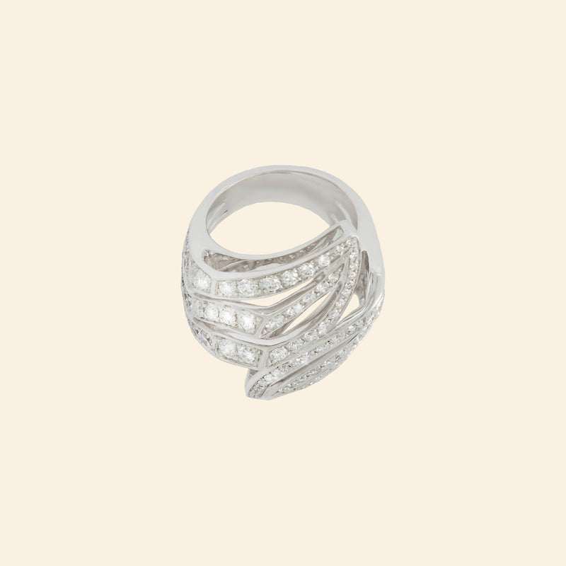 Bague en or blanc femme Mellerio